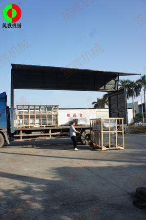 渦流洗菜機(jī)等蔬果加工設(shè)備按期出貨交付客戶(hù)！