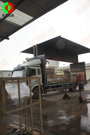 大雨滂沱，也要把蔬果清洗加工生產(chǎn)線按時按質(zhì)裝車交付客戶！